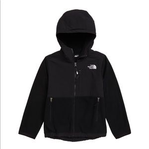The North Face Black Hooded Coat Sz 4T EUC